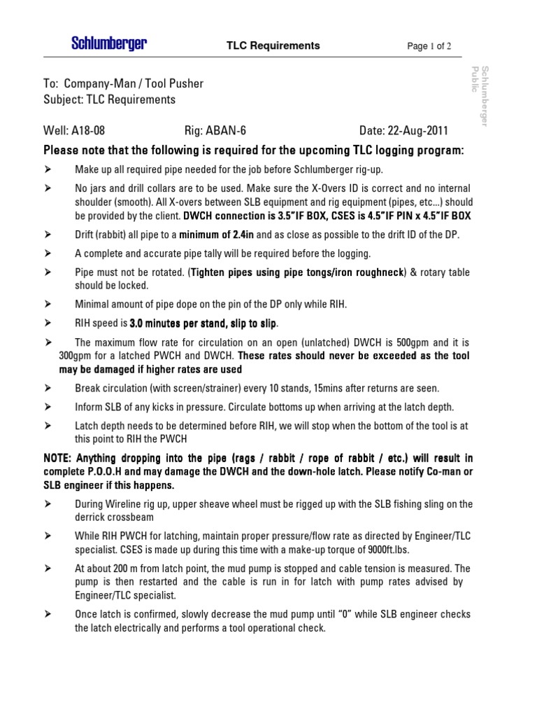 Standard TLC Procedure | PDF | Drilling Rig | Manufactured Goods