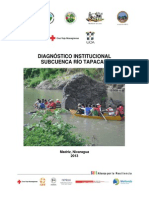 Diagnóstico Institucional, subcuenca del Río Tapacalí, Nicaragua