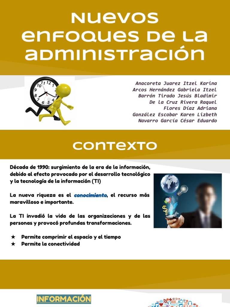 Teoria de los nuevos enfoques en la administracion_teoria_online