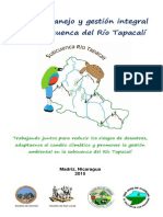 Plan de Manejo y Gestión de La Subcuenca Del Río Tapacalí, Madriz, Nicaragua - Versión Popular