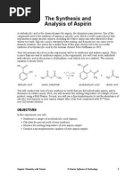 Download Synthesis of  Aspirin Lab Report  by JasmeetSingh SN257612305 doc pdf