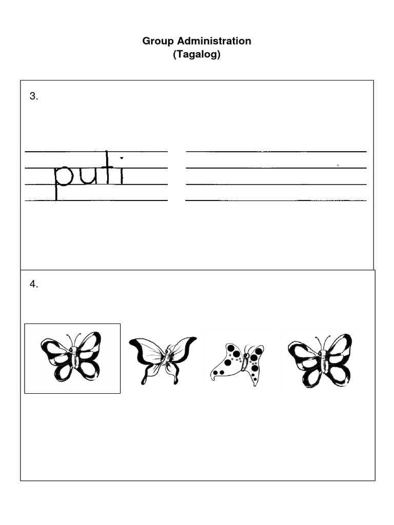 Tagalog Group Administration Worksheet | PDF | Career & Growth ...