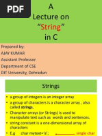 String in C Language