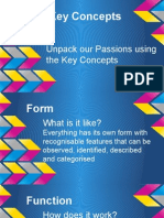 Unpack Our Passions Using The Key Concepts