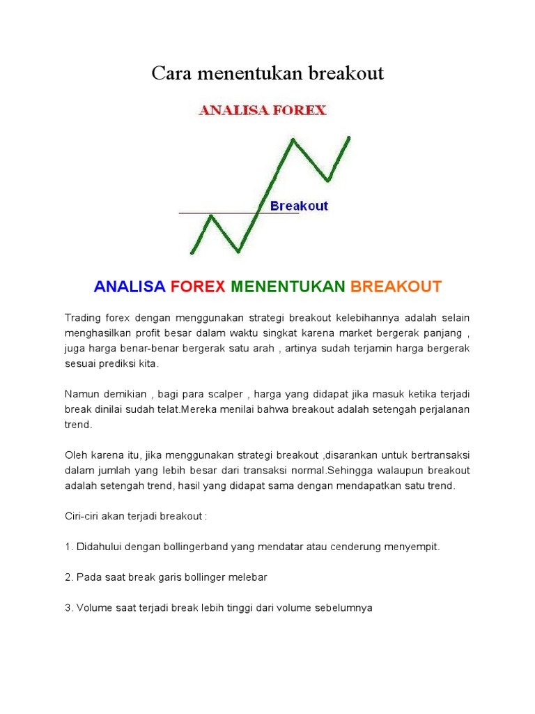 Analisis Strategi Breakout Forex | PDF