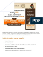 Legal English Course from Washinton University School of Law USA