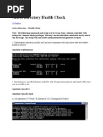 Active Directory Health