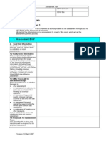 Assessment Plan