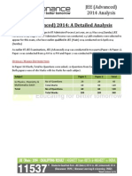 JEE Advanced 2014 Analysis 