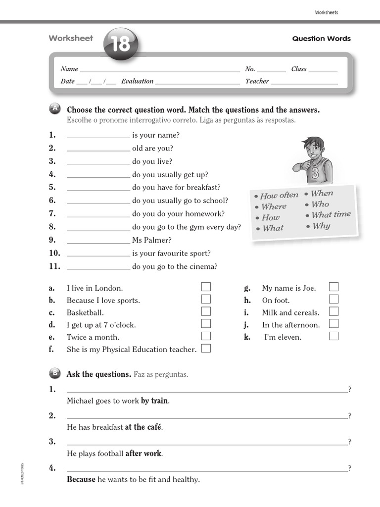 Exercícios De Inglês Verbo To Be Para Iniciantes