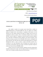 Uso de Agrotóxico No Perímetro Irrigado Várzeas de Sousa