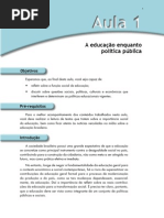 Estado, Políticas Públicas e Educação