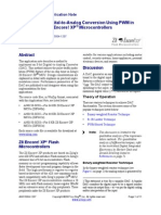 Digital-To-Analog Conversion Using PWM in