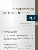 Modelo Matemático de Hidrociclones