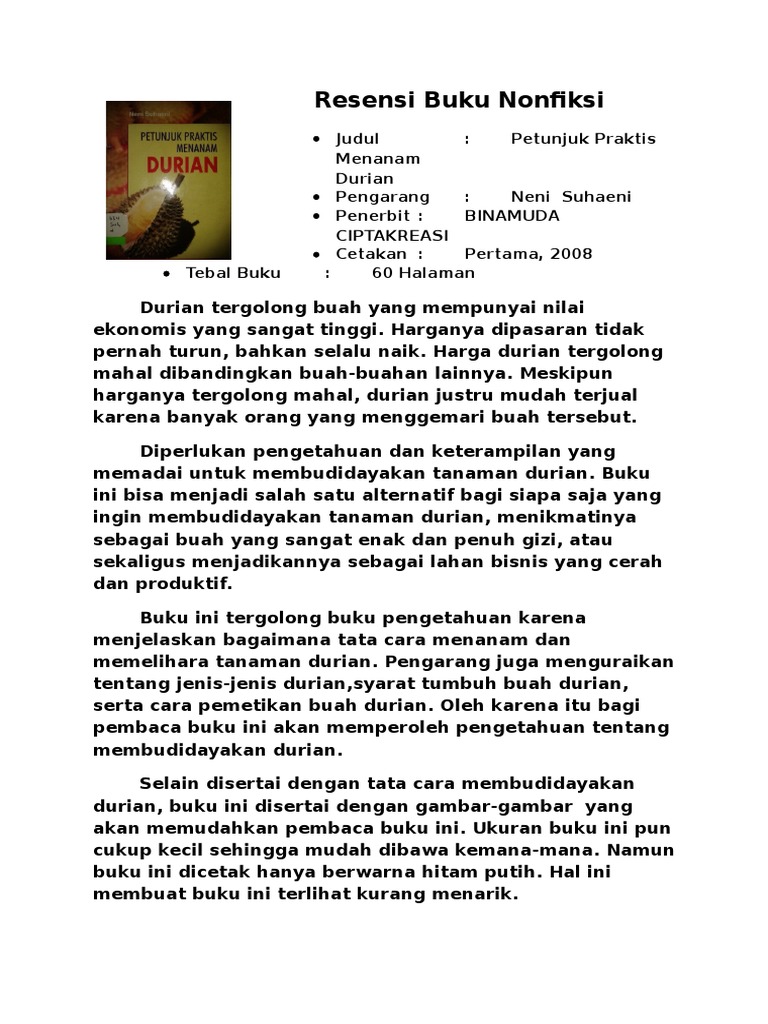 Resensi Buku Nonfiksi