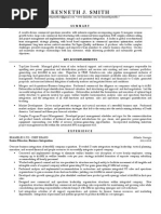 Senior Director Sales Operations in Atlanta GA Resume Kenneth Smith