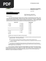 Government Relocation Sites FOIA Response