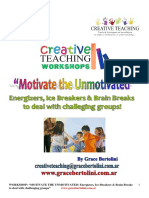 MOTIVATE THE UNMOTIVATED Energizers & Brain Breaks 2014 PDF