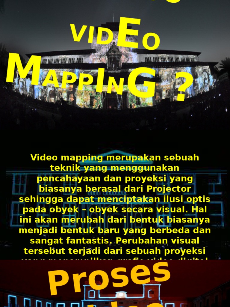 Teknik dan Pengertian Video Mapping | PDF | Seni