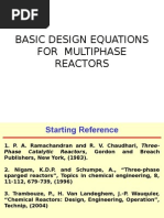 Basic Design Equations For Multiphase Reactors