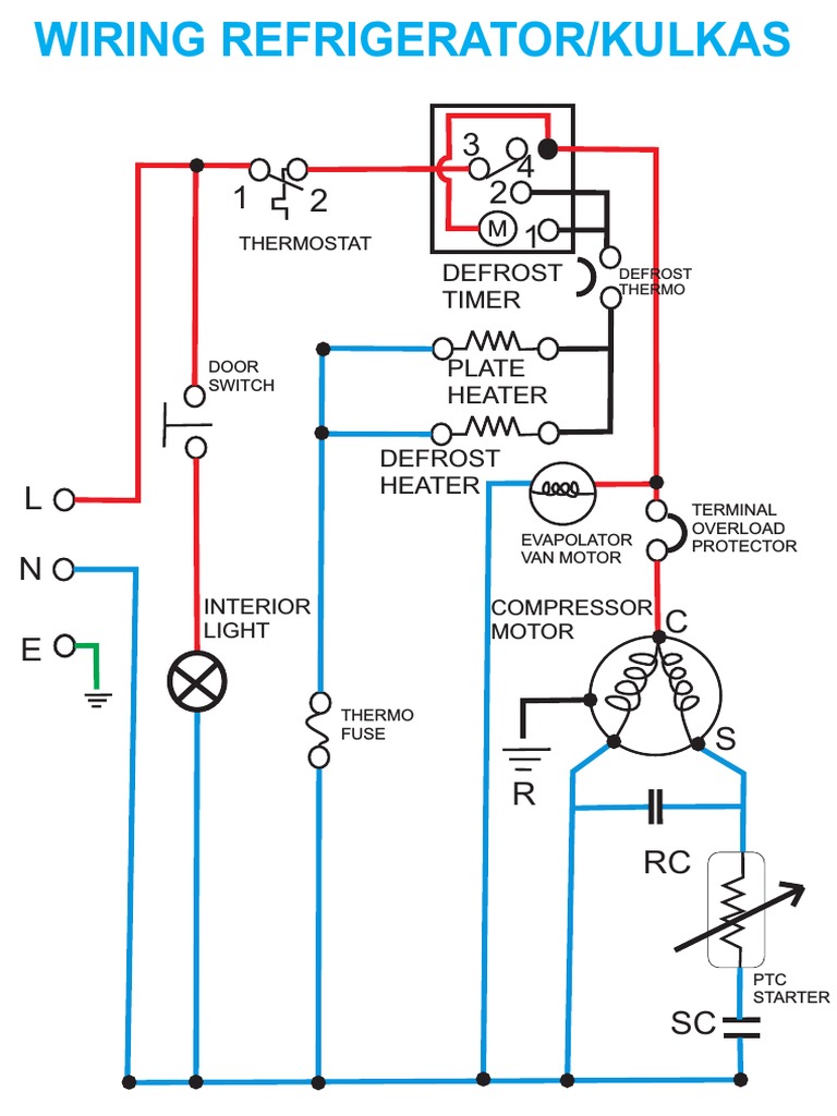 Refrigerator Wiring Components Guide | PDF