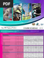 Jadual Kursus NIOSH 2015