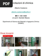Download Esercitazioni chimica 1 Polito Alberto costanzo by Salvo Nice SN257678587 doc pdf