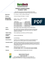 DuraDeck 1 Specifications W Detailed Testing Results