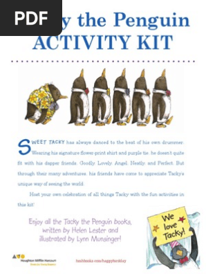 Tacky the Penguin Activity Kit 