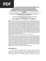 Download PENENTUAN KONSTANTA DEOKSIGENASI REAERASI DAN BOD ULTIMATE SUNGAI CISADANE BOGOR  by Almasul Auzan SN257680940 doc pdf