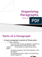 Organizing Paragraphs