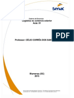 Caderno de Exercicios Logistica Do Comercio Exterior