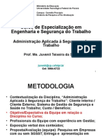 Administração em Engenharia de Segurança do Trabalho