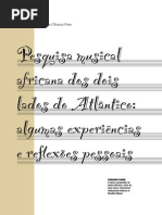 Pesquisa Musical Africana - Gerhard