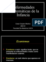 Enfermedades Exantemáticas