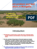 Environemnt Soil Erosion in Mongolia