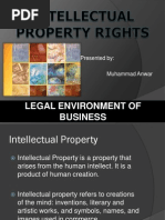 Download presentation on Intellectual Property rights by Muhammad Anwar SN25770106 doc pdf