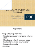 Perawatan Pulpa Gigi Sulung