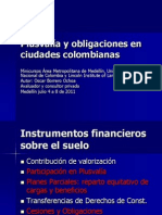 Plusvalia Obligaciones Ciudades-Borrero Oscar-Agosto 2011-Presentacion