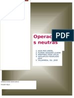 Operaciones Neutras