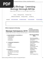 Download MCQ on Angiosperms Embryology  MCQ Biology - Learning Biology through MCQs by narendrakumar94 SN257708126 doc pdf