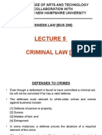 Lecture 5 - Criminal Law [2]
