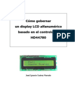 Como Gobernar Un Display Alfanumerico Basado en El Controlador HD44780