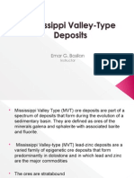 MVT Lead-Zinc Deposits Form in Carbonate Rocks