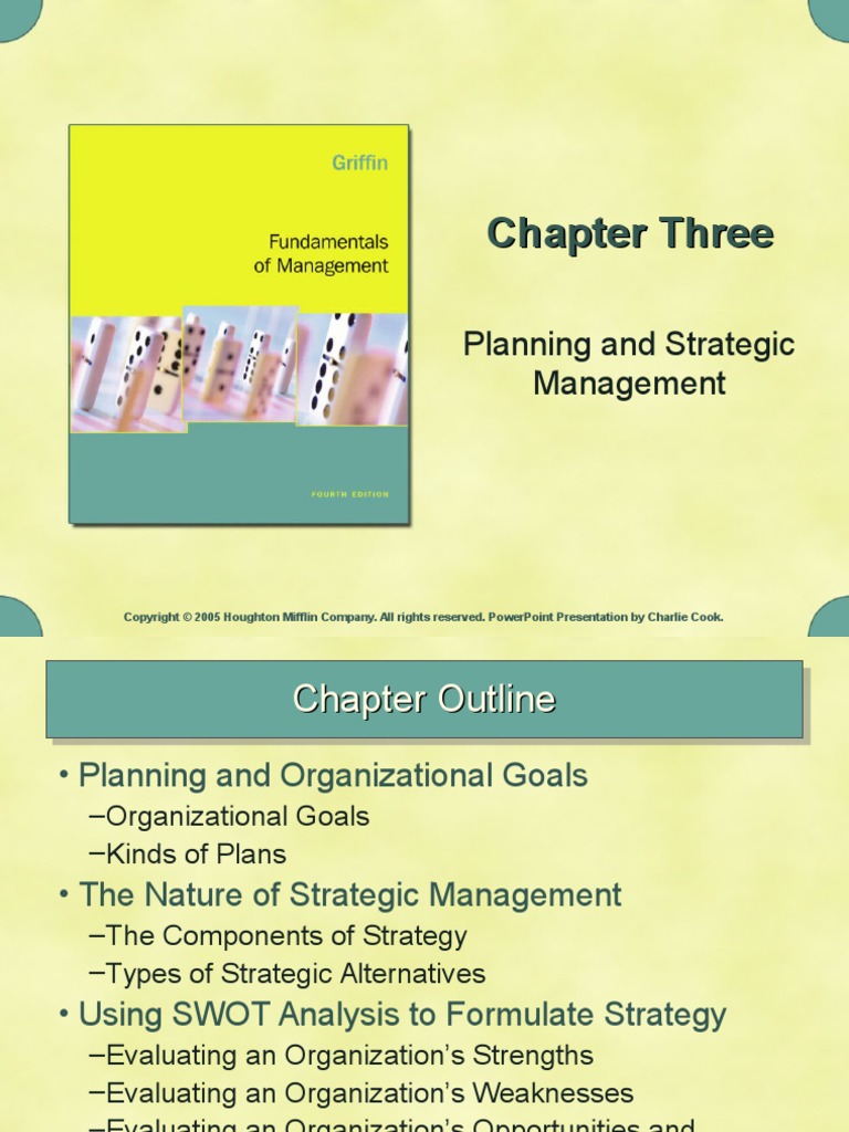 Planning N Strategic Management | PDF | Strategic Management | Swot ...