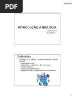 1 Introdução à Biologia
