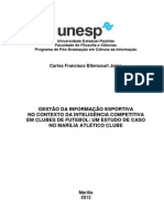 Gestão da informação esportiva no Marília Atlético Clube