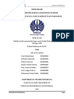 Memahami Karakteristik Bahasa Indonesia Ilmiah Ejaan, Pilihan Kata, Dan Kalimat Dan Paragraf