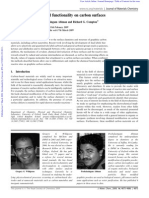 Characterising Chemical Functionality On Carbon Surfaces