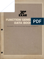 Exar Function Generator Data Book